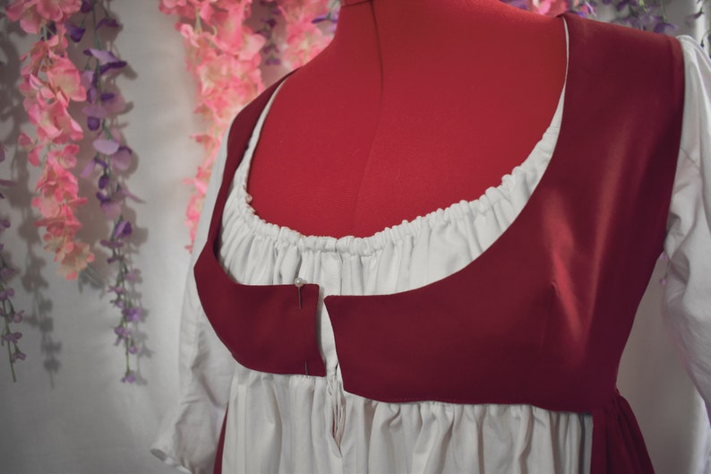 1795 1810 Regency Open Robe Custom Made to Order Etsy