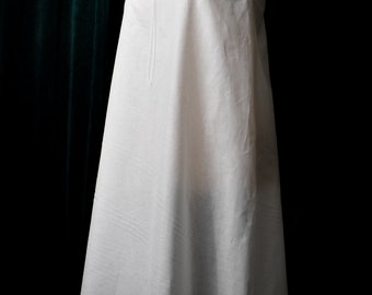 Historic Sleeveless Chemise, Custom Sized and Made to Order