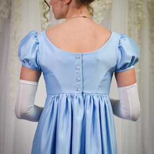 Ivory Lace Top Satin Skirt Dresses Regency main image 1
