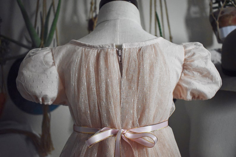 Age Sizes 2-6 1805-1820 Children/'s Regency Dress