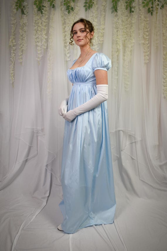 knee length dresses for ladies Pink Long Sleeve | Regency Gown main image 1
