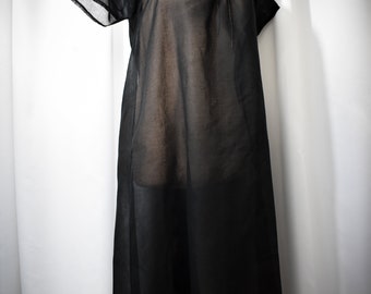 Black Women's Regency Chemise, Custom Sized and Made to Order