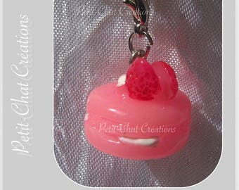 Petit Pendentif Métal Doré Et Plastique - Occasion, Bon état, Design Simple