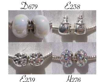 20 Metallperlen Rondelle Strass Spacer Beads Zwischenperle silber bronz rosegold