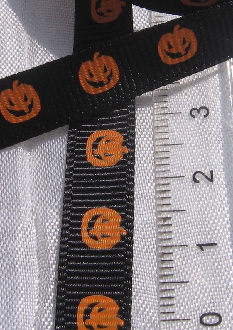 1M Ribbon Grosgrain Ribbon liberty Ribbon black ribbon Halloween pumpkin Valentine/'s day X14 heart 9mm Ribbon Red Ribbon