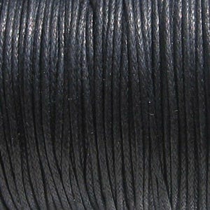 May include: A spool of black cord featuring a tightly woven, multi-strand construction. The surface of the cord displays a subtle sheen and a consistent, uniform texture throughout the length of the individual strands arranged in parallel lines.