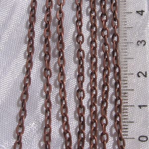 5m of chain, convict chain, convict link, 3.5mm x 2.5mm, silver chain, golden chain, bronze chain, copper chain,C153,O185,J103,Q14 image 8