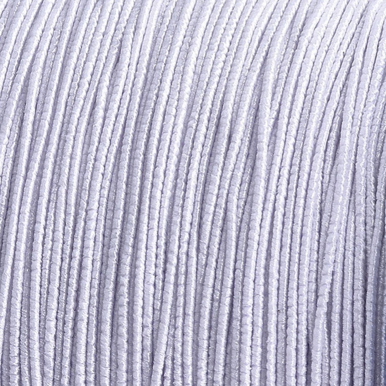 10 meter set, elastic wire, 10m thread, stretch wire, 0.6mm wire, black wire, white thread, nylon thread, black elastic, white elastic, C67 White