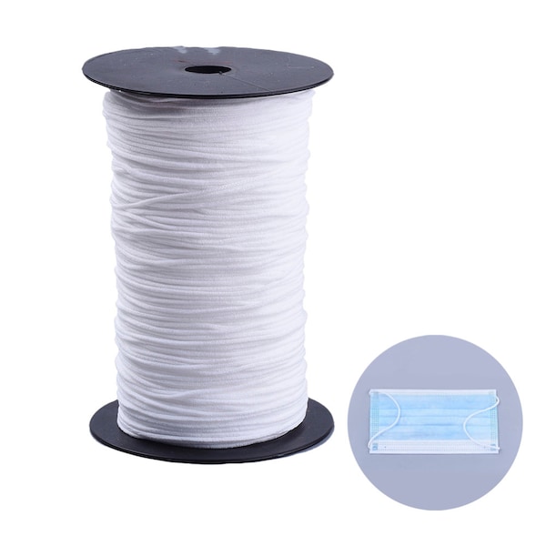 Lot de 10 mètres de fil, 10m de fil, fil élastique, fil stretch, fil 2mm, fil 3mm, fil blanc, nylon, élastique blanc, corde, C247, C248