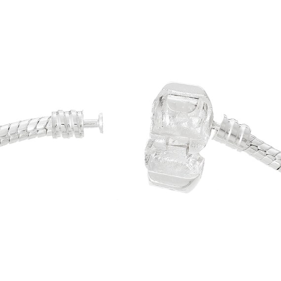 Collier Petit CD Lucky Charms Métal Finition Argentée, Perle En Résine - Foto 3