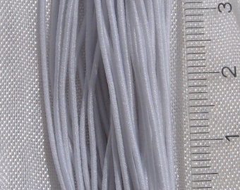 Lot de plus de 25 mètres de fil, 3 lots de 8.50m, fil élastique, fil stretch, fil 1mm, fil blanc, nylon, élastique blanc, corde, C20