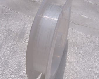 10m spool of elastic fishing line, elastic thread, stretch thread, elastic fishing line, expandable thread, crystal thread, 1mm thickness, C277