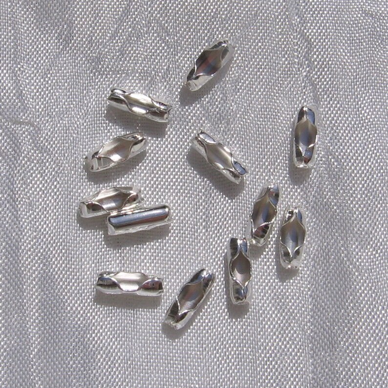 Ball chain 2mm nodes bead connectors bead caps chain to Etsy