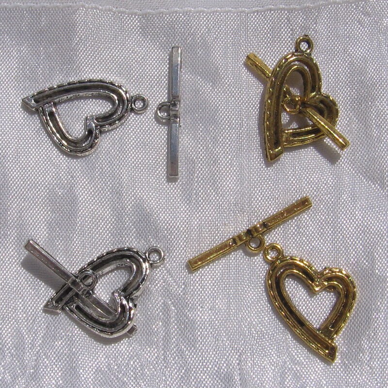 Lot De 100 Fermoirs T Toggle En Métal Argenté 11 Mm - Réf. 4558550001320, Qualité Homemade