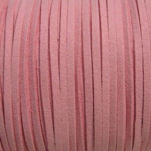 May include: A spool of pink suede cord, a soft and supple leather cord perfect for crafting and jewelry making.