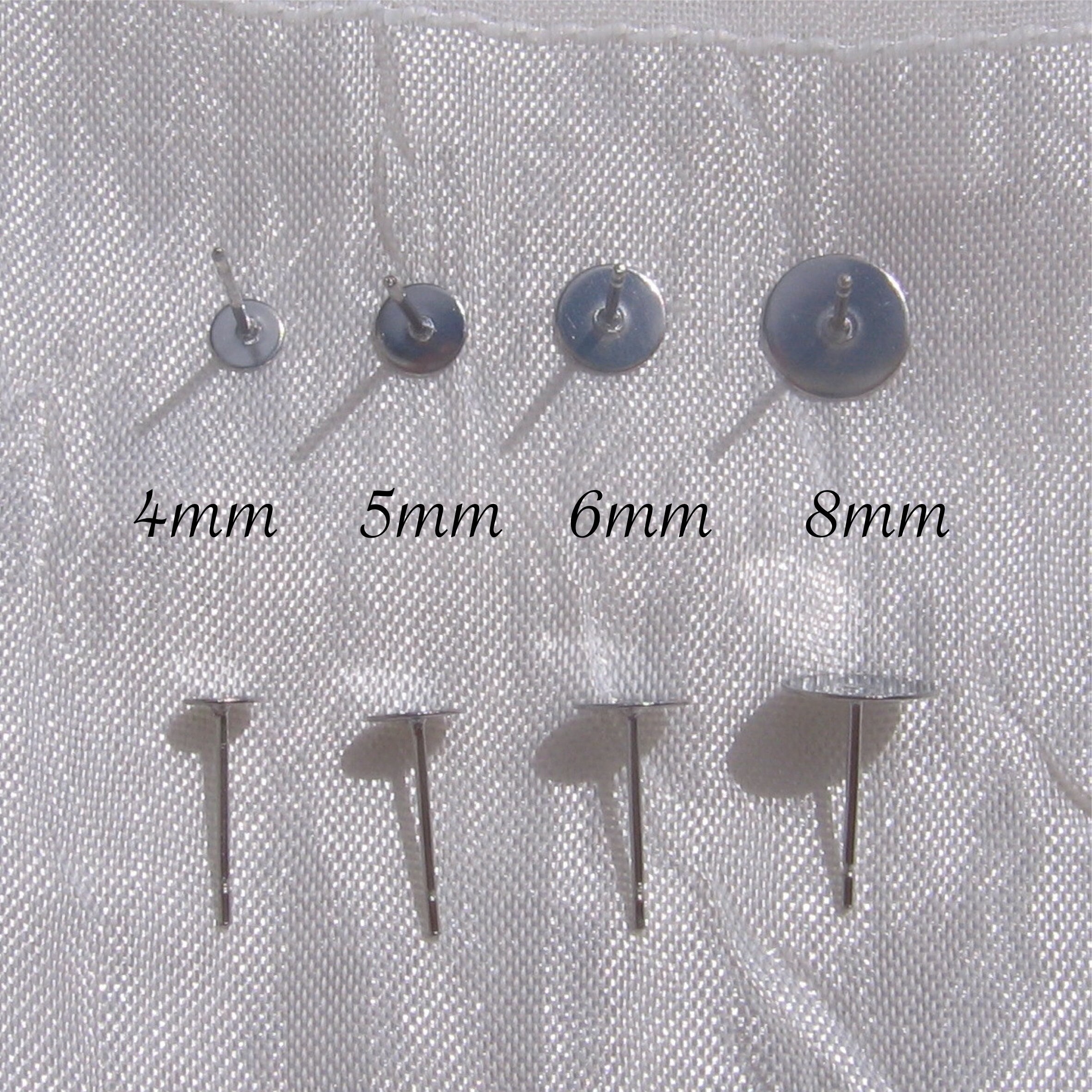 Clous D Oreille A L Unite Acier Inoxydable O6 Mm 571360 main image 0