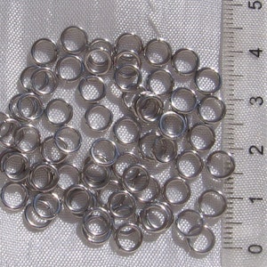 ANNEAUX INOX, lot de 200, anneaux solides, acier inoxydable, anneaux 4mm, anneaux 5mm, anneaux 6mm, anneaux 7mm, épaisseur 1mm, inox,IN34-37 image 7