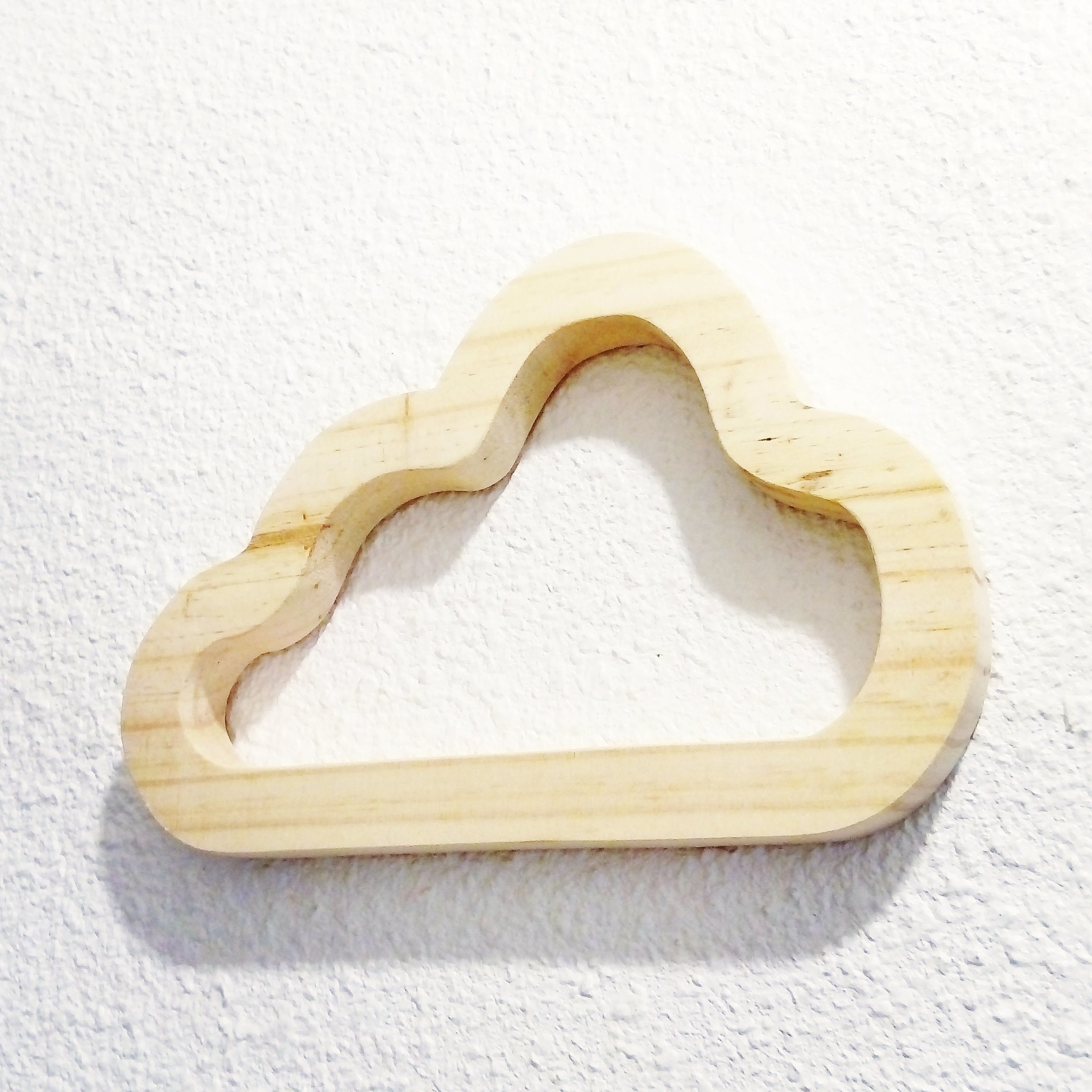 Raw wood cloud wall decoration baby and child bedroom decor Etsy