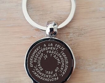Schlüsselanhänger-Flaschenöffner "Sag ihm, ich liebe dich"