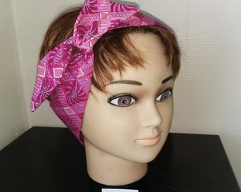 HEADBAND avec fil de fer souple !  coloris divers