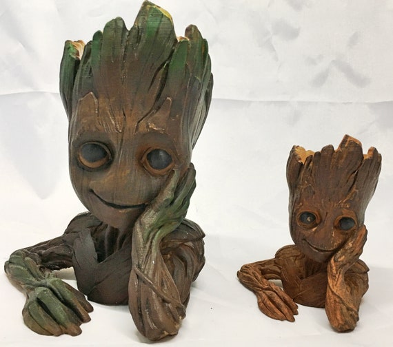 Love Coeur Guardians of Galaxy Baby Groot Figure Fleurs Stylo Pot Jouet Cadeau USA