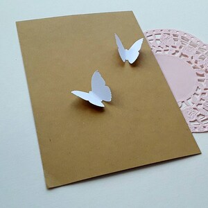 lot de 20 découpes papillons en papier blanc, déco mariage... image 3