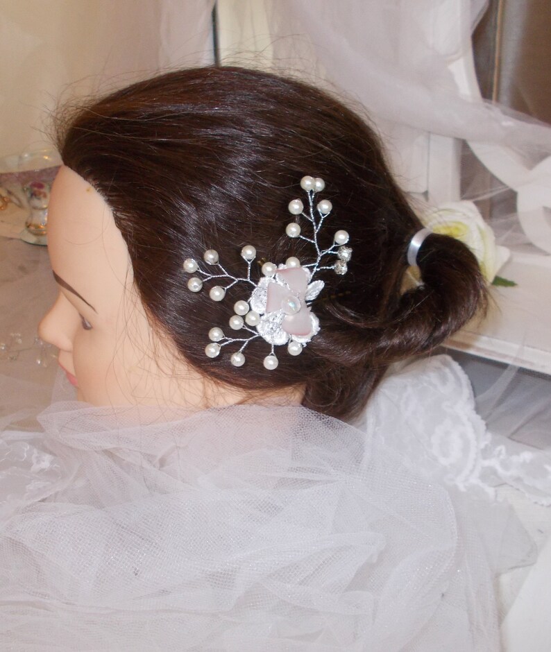 Pic A Bun Hair Jewelry Pearls Wedding Hair Pin Etsy