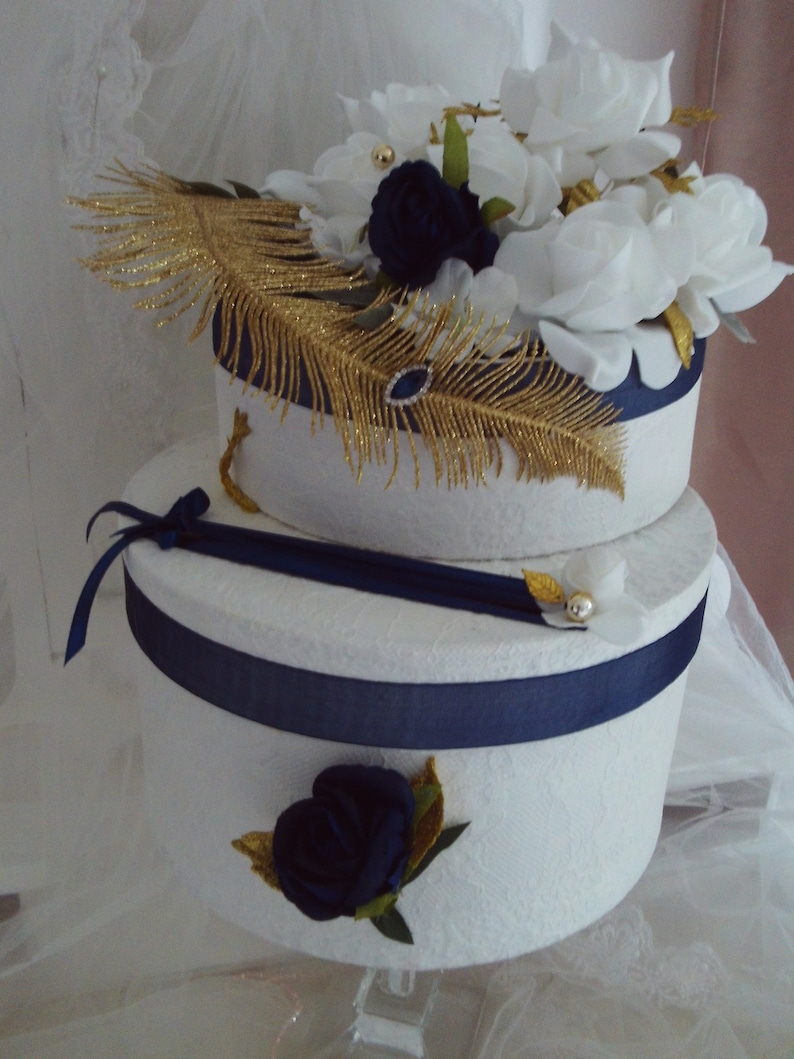 navy blue wedding urn navy and gold wedding kitty, navy and gold wedding image 5