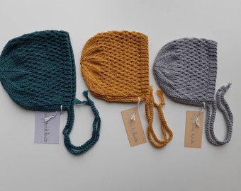 PATTERN Yarra Bonnet Knitting PDF (Baby - Toddler - Child - Newborn Hat)