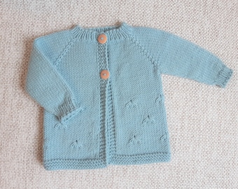 PATTERN Margerite Cardigan (Baby Toddler Child Knit Sweater PDF)