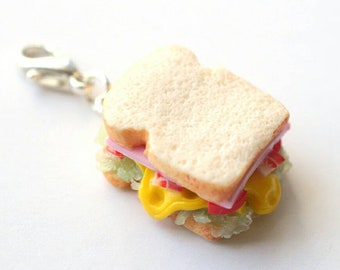 Charm - Mini sandwich, salad, cheese, tomatoes, ham and bread