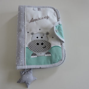 Health book protector / personalized health book protector / health book protector / embroidered first name