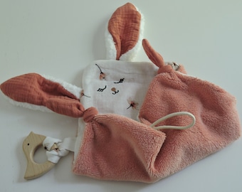 Personalized flat comforter / rabbit / double cotton gas / bamboo sponge