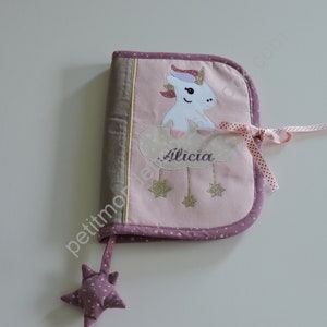 Health book protector / personalized health book protector / health book protector / embroidered first name