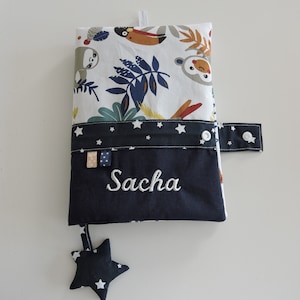 Health book cover / personalized health book cover / health book cover / embroidered first name