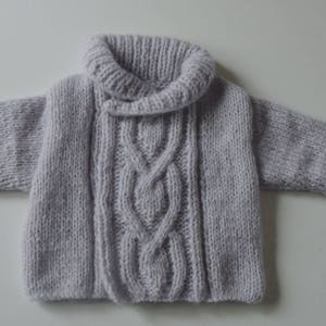Shawl collar-knitted Cardigan image 2