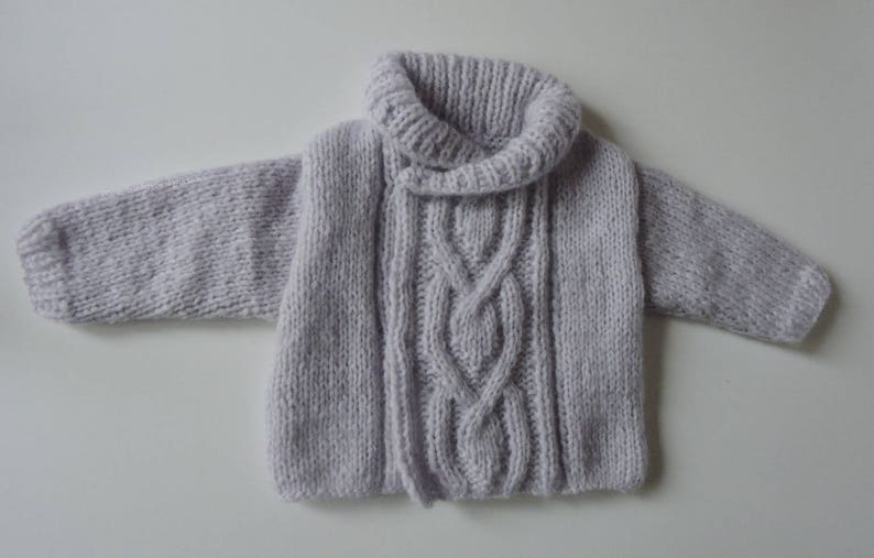 Shawl collar-knitted Cardigan image 1