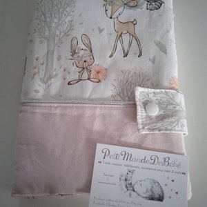 Health record cover / personalized health record cover / embroidered first name health record cover / forest animals