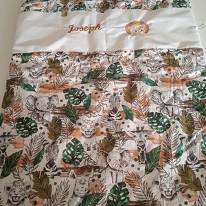 Savannah birth box, customizable, made of cotton fabrics