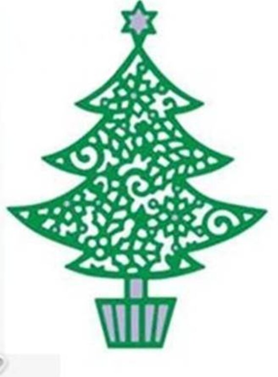 scrapbooking christmas tree cutout etsy christmas tree cut out