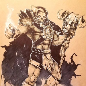 Skeletor ink --PRINT
