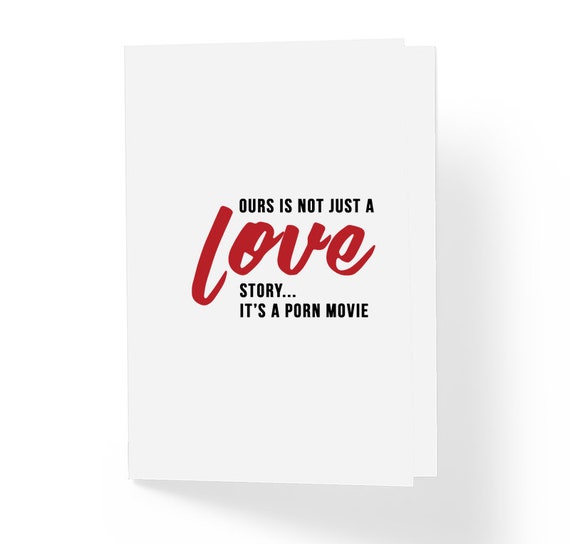 Naughty Love Romantic Card Ours is Not Just a Love Story - Etsy