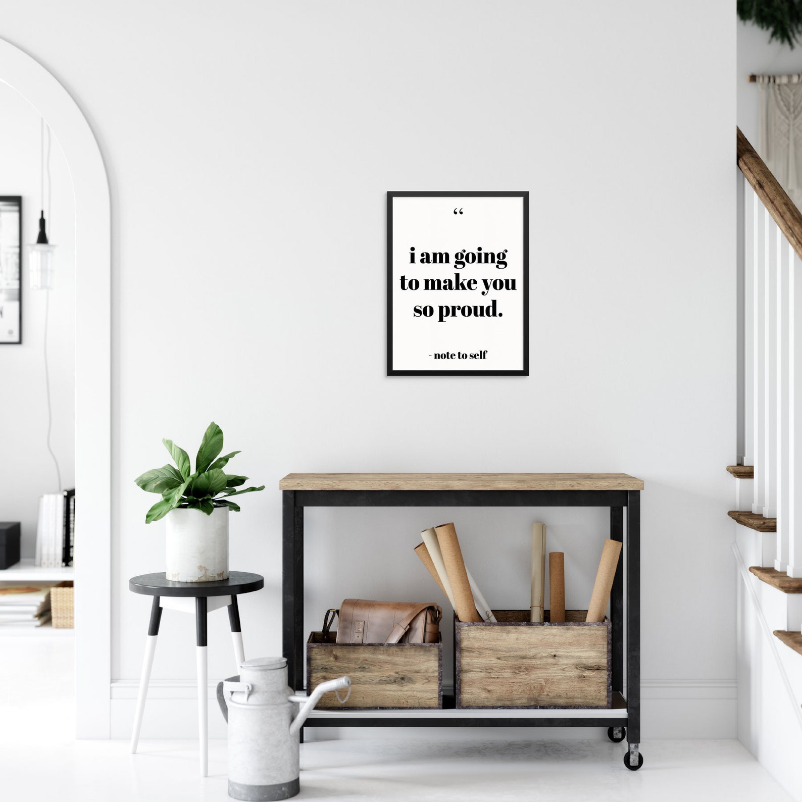 Inspirational Quote Wall Decor Art Print motivational Quote Etsy