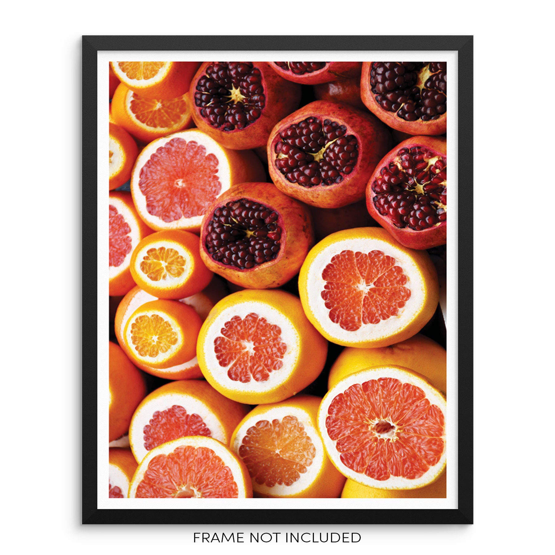Fruit Kitchen Wall Art Print Poster Pomegranate Grapefruits Etsy UK