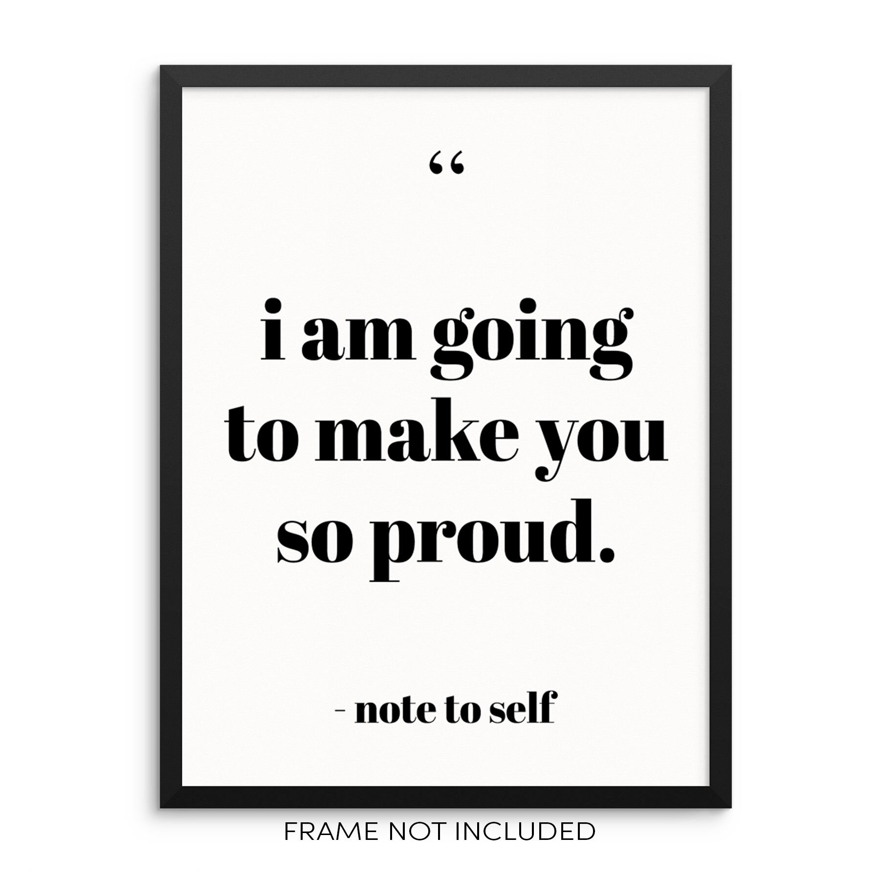 Inspirational Quote Wall Decor Art Print motivational Quote Etsy