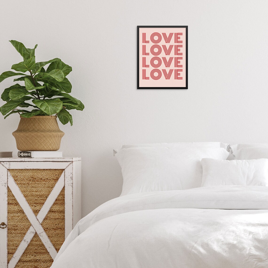 Typography Love Quote Wall Decor Art Print Poster Etsy