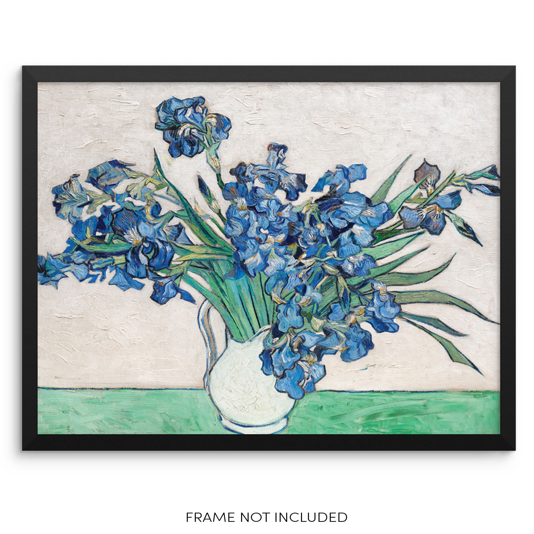 Irises 1890 by Vincent Van Gogh Flowers Art Print Etsy