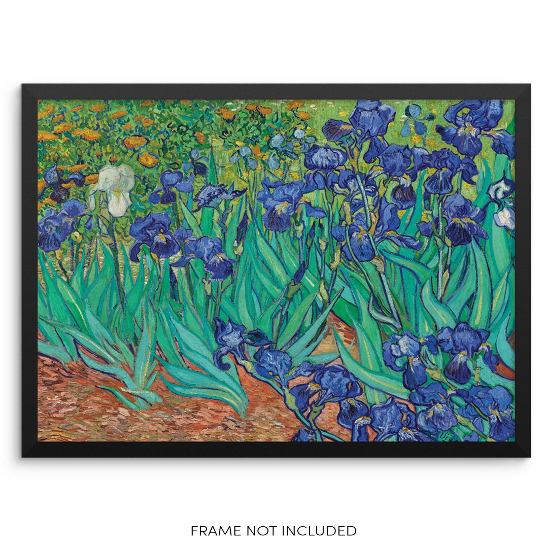 Irises by Vincent Van Gogh Art Print Flowers Poster - Etsy