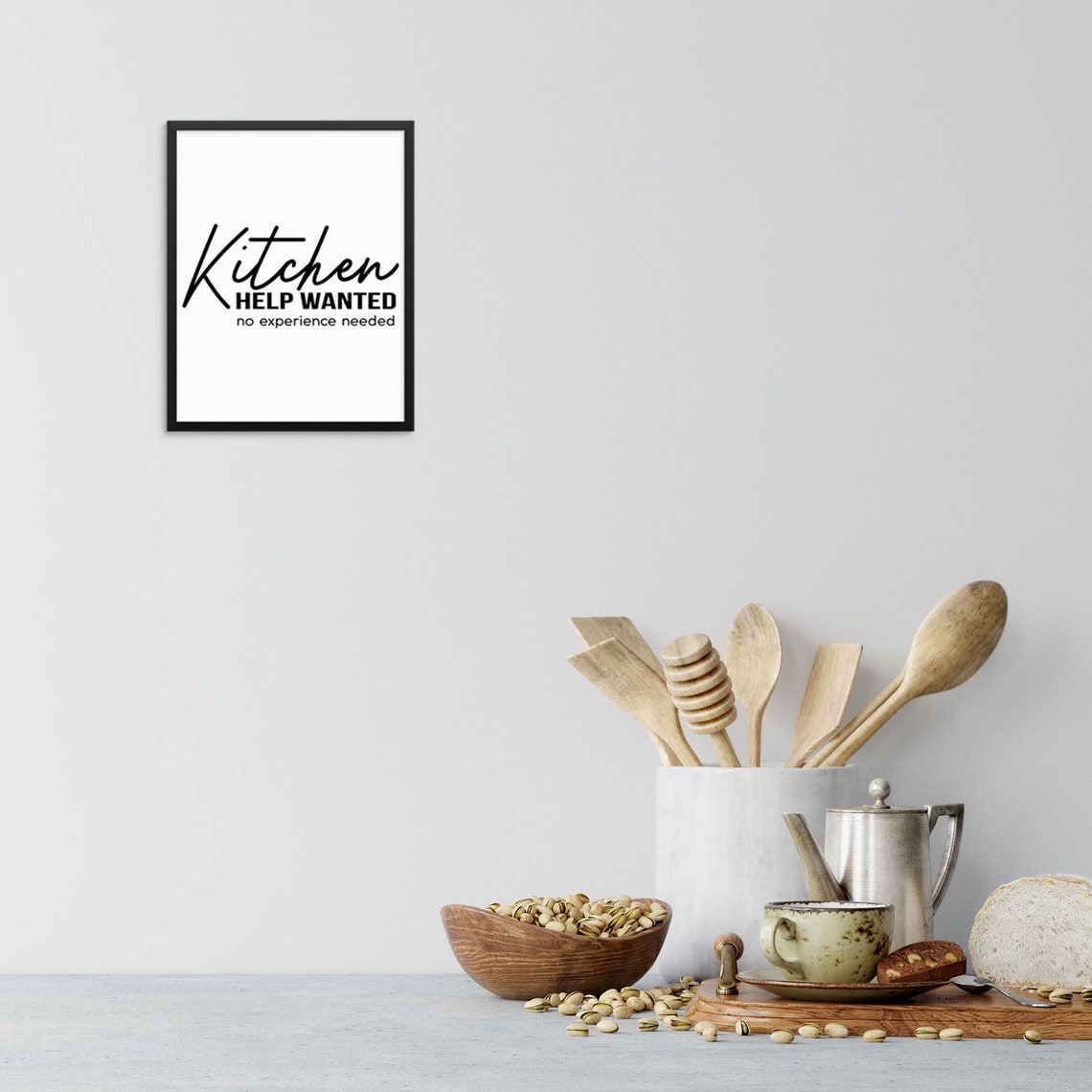 Kitchen Help Wanted No Experience Needed Wall Art Print Poster Etsy