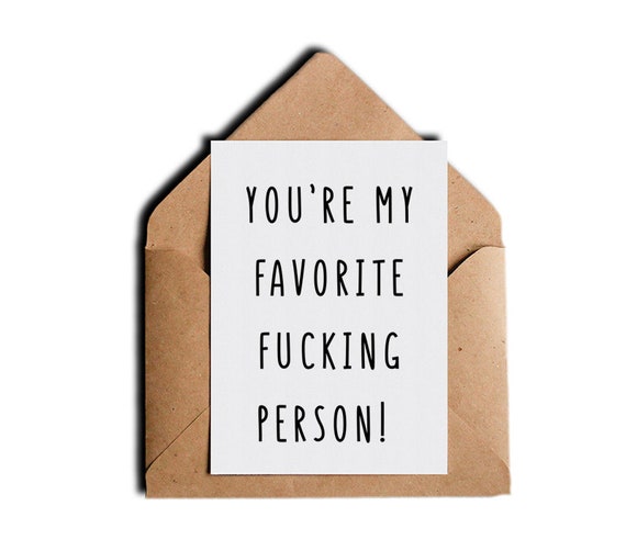 Just Because Thinking of You PACK OF 2 5 x 7 Blank Inside with Kraft Envelope Love and Friendship Adult Card Encouragement Greeting Card for Any Occasion I Fuk!ng Love You Just Because Thinking of You PACK OF 2 5 x 7 Blank Inside with Kraft Envelope Love and Friendship Adult Card Encouragement Greeting Card for Any Occasion I Fuk!ng Love You